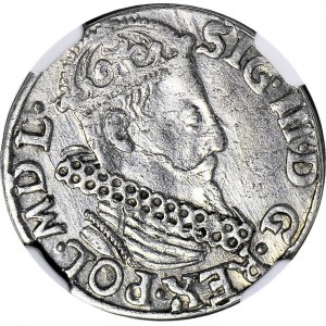 RRR, Zygmunt III Waza, Trojak 1618, husarska Pogoń, jedyny znany egzemplarz