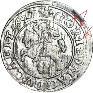 RR-, Zygmunt III Waza, Grosz 1627, Wilno, GORISS