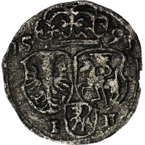 RRR-, Zygmunt III Waza, Ternar 1591 Snopek Wazów, Olkusz, T. 150 mk, R8