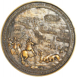 R-, Władysław IV Waza, Odlew w brązie medalu Uwolnienie Smoleńska, 1636