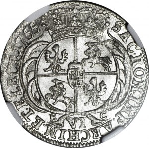 August III Sas, Szóstak 1755, Lipsk, menniczy