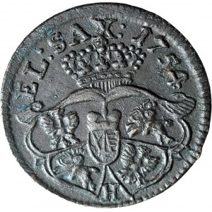 R-, August III Sas, Grosz 1754 H, anomalny