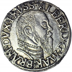 Lenne Prusy Książęce, Albrecht Hohenzollern, Trojak 1544, Królewiec