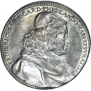 RR-, Śląsk, Fryderyk Heski, Talar 1680, Nysa, WYŚMIENITY