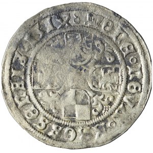R-, Śląsk, Księstwo Krośnieńskie, Joachim I, grosz 1512, Krosno, R3