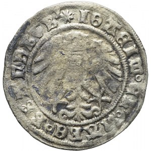 R-, Śląsk, Księstwo Krośnieńskie, Joachim I, grosz 1512, Krosno, R3