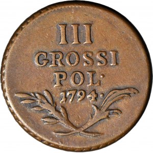 R-, 3 grosze 1794, Galicja i Lodomeria