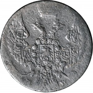 R-, Królestwo Polskie, 10 groszy 1840, fałszerstwo z epoki, miedź