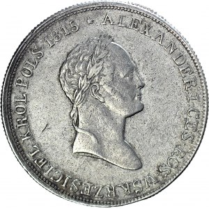 R-, Królestwo Polskie, Mikołaj I, 5 złotych 1829 FH, ładne
