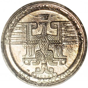 RR-, PRÓBA, 100 złotych Mikołaj Kopernik 1925, brąz, wyśmienite