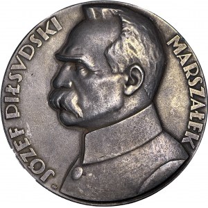 Medal, Józef Piłsudski, 10-ta rocznica Wojny Polsko-Bolszewickiej 1920-1930