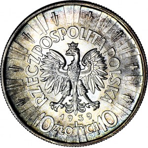 10 złotych 1939, Piłsudski, GABINETOWY