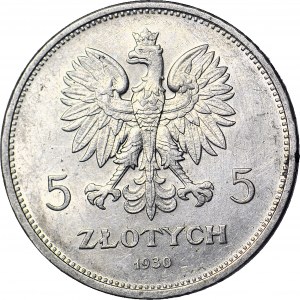5 złotych 1930, Sztandar, menniczy