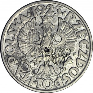 RR,- 50 groszy 1923, kontramarka KRAKÓW