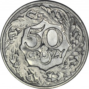 RR,- 50 groszy 1923, kontramarka KRAKÓW