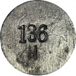 R,- 50 groszy 1923/żeton 136H, nienotowany