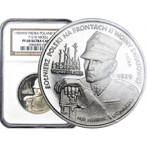 5000 złotych 1989, Westerplatte, PRÓBA, nikiel