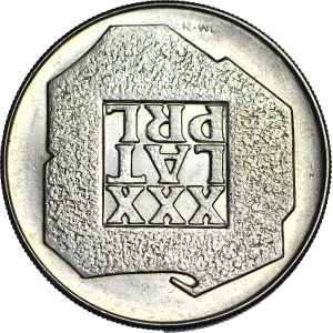 R-, 200 Złotych 1974, XXX LAT PRL, odwrotka 180 stopni