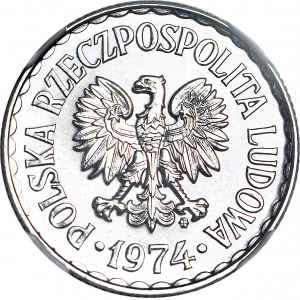 RR-, 1 złoty 1974 PROOFLIKE