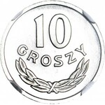 RRR-, 10 groszy 1975, PROOFLIKE, bardzo rzadki rocznik w PL