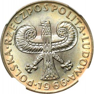 10 Złotych 1966, Mała kolumna