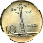 10 Złotych 1966, Mała kolumna