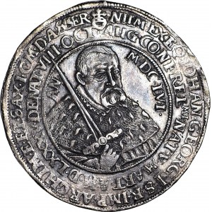 R-, Niemcy, Saksonia, Jan Jerzy I, Talar pośmiertny 1656, rzadki