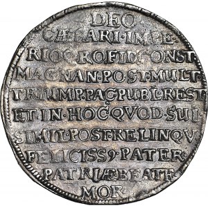 R-, Niemcy, Saksonia, Jan Jerzy I, Talar pośmiertny 1656, rzadki