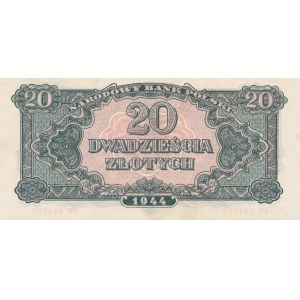 20 złotych 1944 ...owe, ser. EM