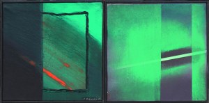Teresa Panasiuk, „Pejzaż” dyptyk, 1993-2008