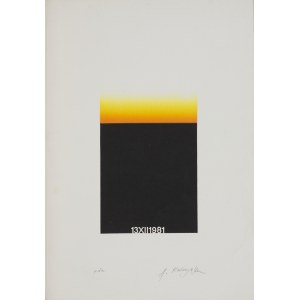 Alina Kalczyńska-Scheiwiller, 13 XII 1981 ilustracja do wierszy Z. Herberta, 1984