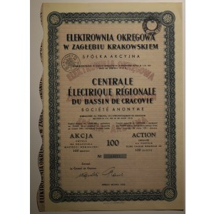 Akcja 100 zł, Elektrownia Okręgowa w Zagłębiu Krakowskim 1935