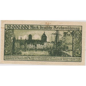 10.000.000 marek 31.08.1923, Gdańsk