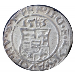 Denar 1563 - przebitka daty