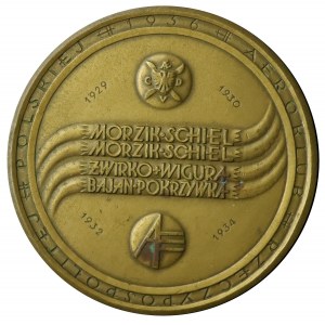 Medal 1936 - zawody Challenge w Warszawie