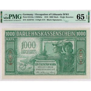 1000 marek 1918, Kowno - PMG 65 EPQ