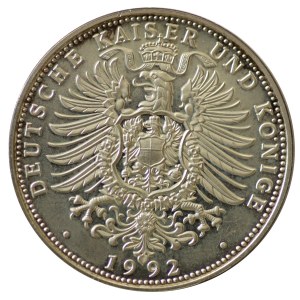 Medal, Niemcy Wilhelm II 1992 Srebro