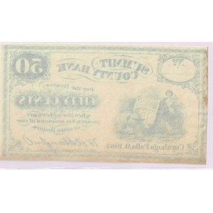 50 centów 1862, W.A. Hanford - Cuyahoga Falls, OHIO