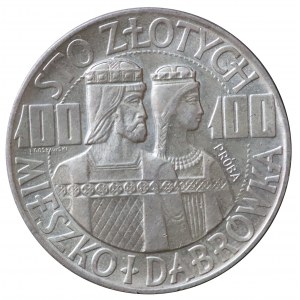 100 złotych 1966 Mieszko i Dąbrówka Próba