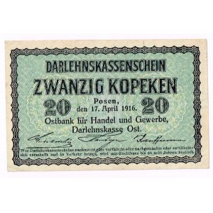 20 kopiejek 17.04.1916, Poznań