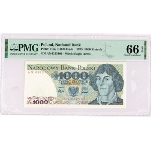 1000 zł 1975 r. - Mikołaj Kopernik - seria AN