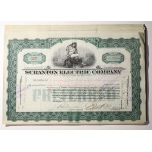 SCRANTON ELECTRIC COMPANY - zestaw 9 sztuk