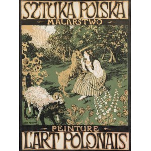 Józef MEHOFFER (1869 - 1946), Projekt okładki Sztuka Polska, 1903 r.