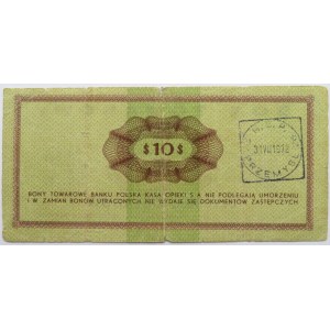 Polska, PeWeX, 10 dolarów 1969, seria Ef