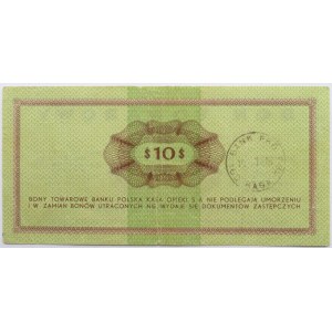 Polska, PeWeX, 10 dolarów 1969, seria FF