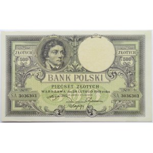 Polska, II RP, T. Kościuszko 500 złotych 1919, numer 3036303