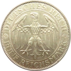Niemcy, Republika Weimarska, 5 marek 1929 E, Drezno, Meissen, piękne