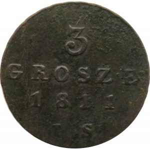 Księstwo Warszawskie, 3 grosze 1811 I. S., Warszawa