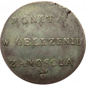 Oblężenie Zamościa, 2 złote 1813, Zamość, piękne i rzadkie!!!