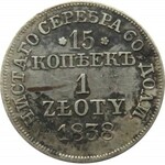 Mikołaj I, 15 kopiejek/1 złoty 1838 MW, Warszawa